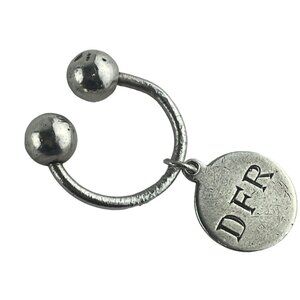 TIFFANY & CO Sterling Key Ring & I.D. Tag-Authentic